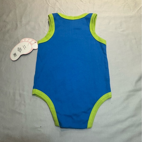Baby Mode - NWT - Blue and Green Kids One Piece/sleeveless body suit - Picture 3 of 3